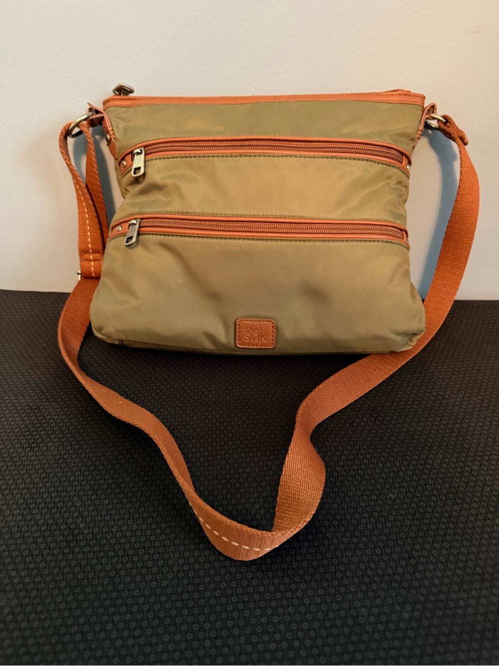 The SAK Esperanto Crossbody/Shoulder Bag in Olive Green